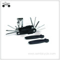 Black bike multi tool hand repair kits
